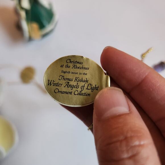 Bradford Edition Thomas Kinkade Winter Angels of Light Collection - Picture 9 of 12